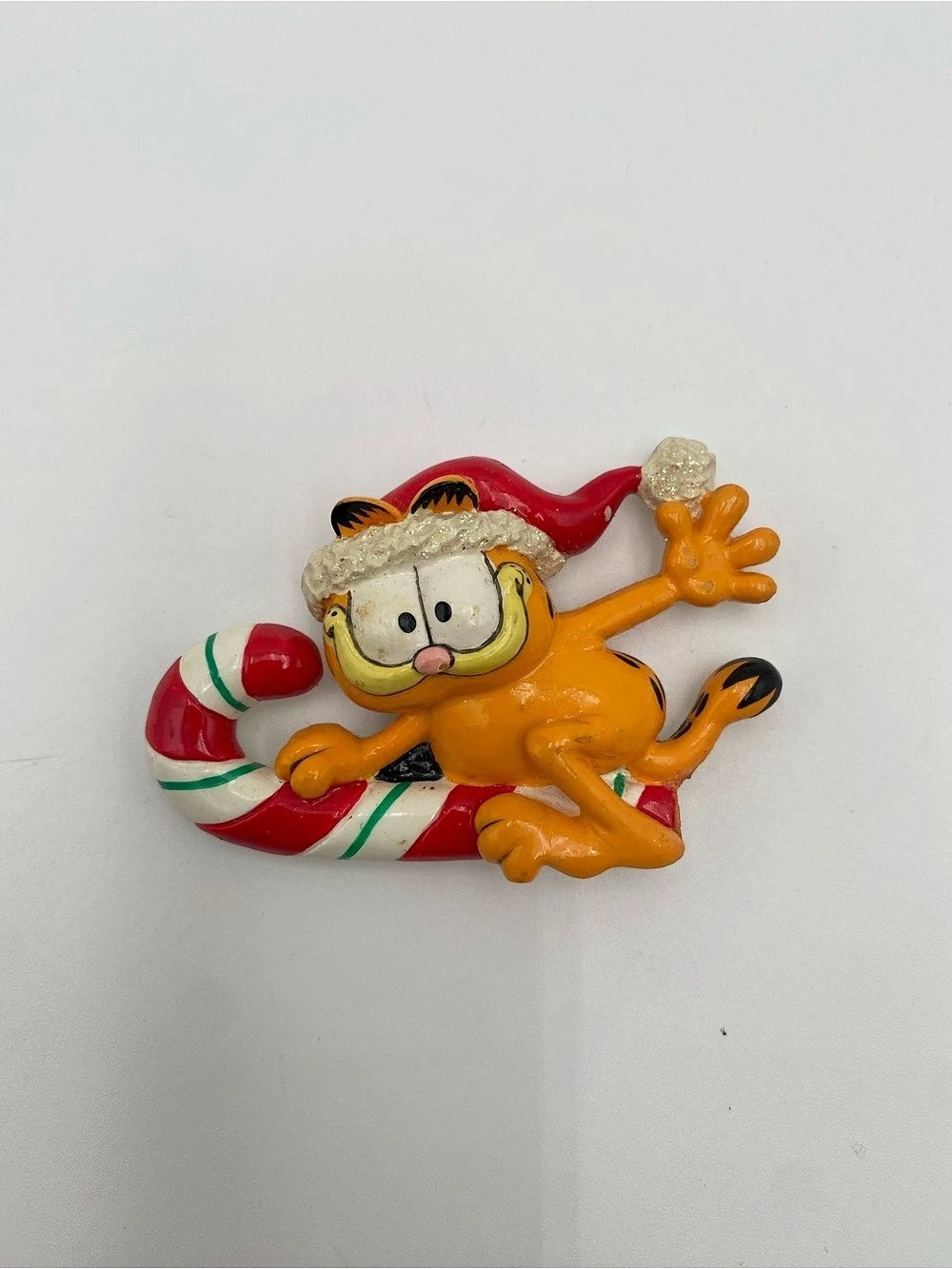 Vintage Paws Holiday Garfield Ornament Orange & Red